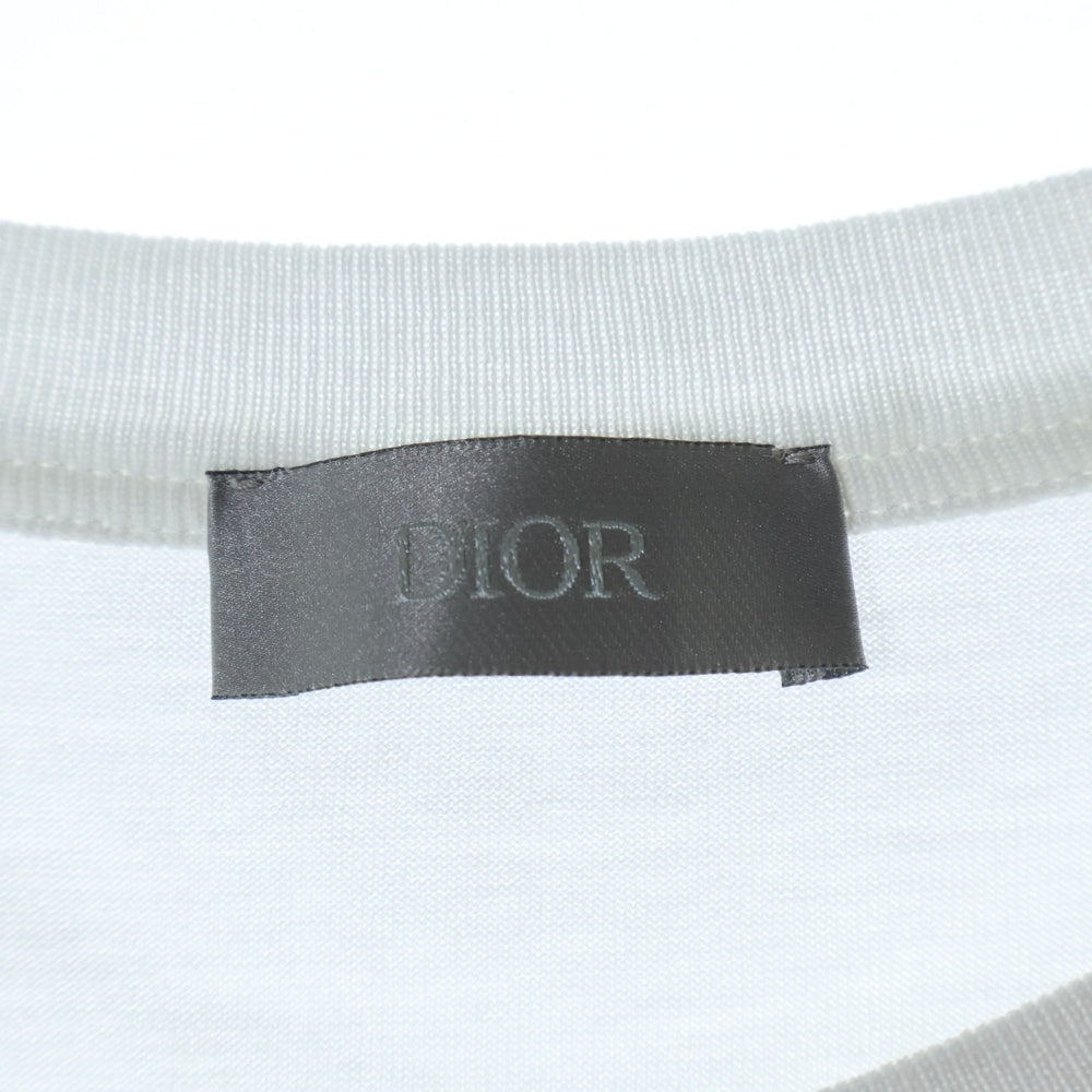 DIOR(ディオール) 21AW KENNY SCHARF ケニー シャーフ クルーネック半袖Tシャツ カットソー ホワイト 193J697A0677