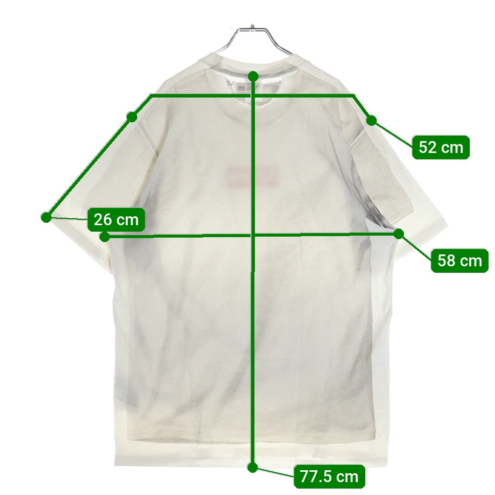 SUPREME(シュプリーム) 24SS ×MM6 Maison Margiela Box Logo Tee エムエムシックス メゾン マルジェラ ボックス ロゴ クルーネック半袖Tシャツ カットソー ホワイト