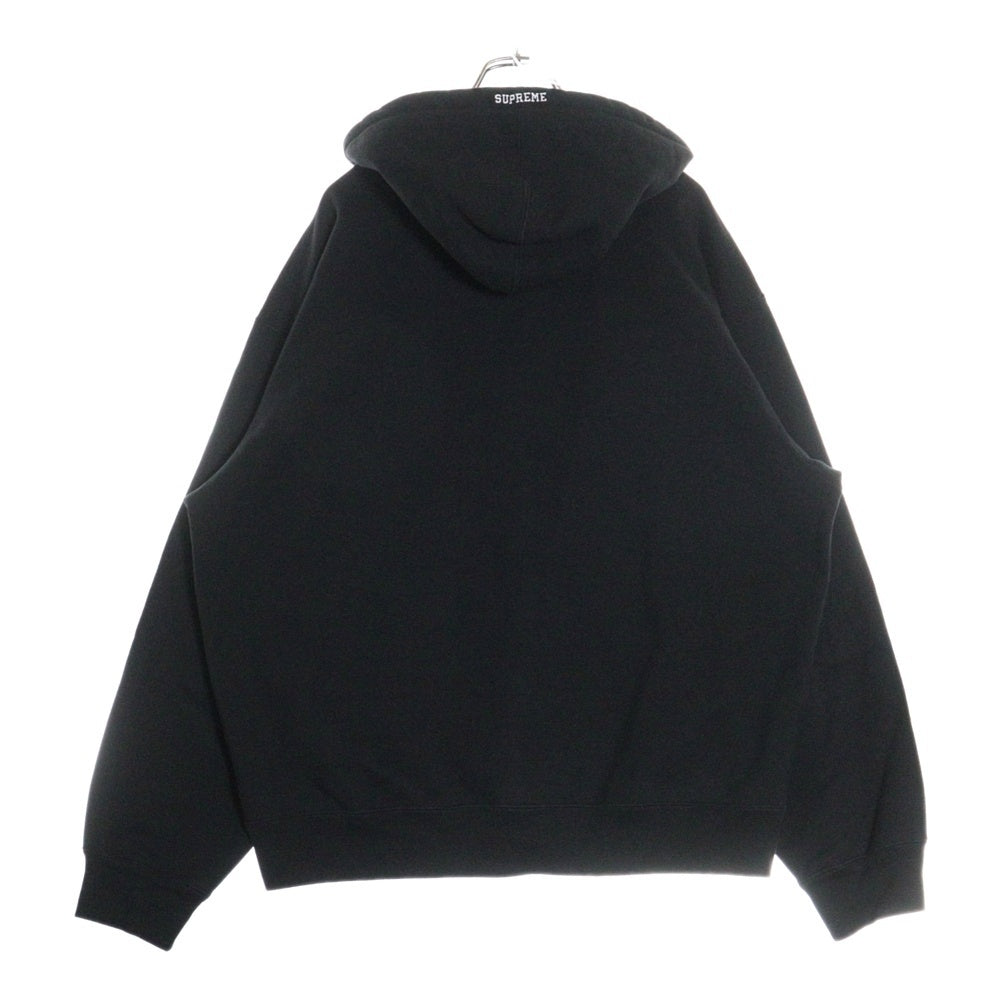 SUPREME(シュプリーム) 23AW S Logo Zip Up Hooded Sweatshirt エスロゴ フーデッドジップアップパーカー フーディー ブラック