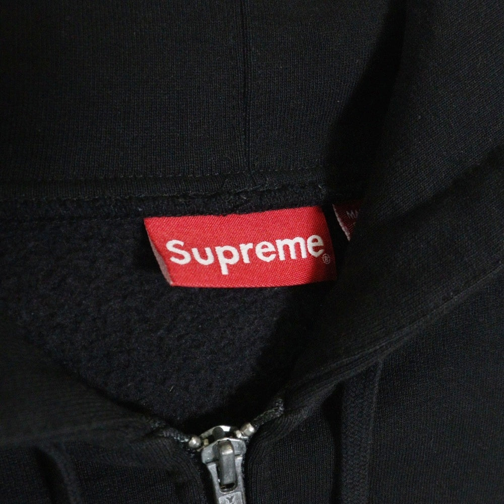 SUPREME(シュプリーム) 23AW S Logo Zip Up Hooded Sweatshirt エスロゴ フーデッドジップアップパーカー フーディー ブラック