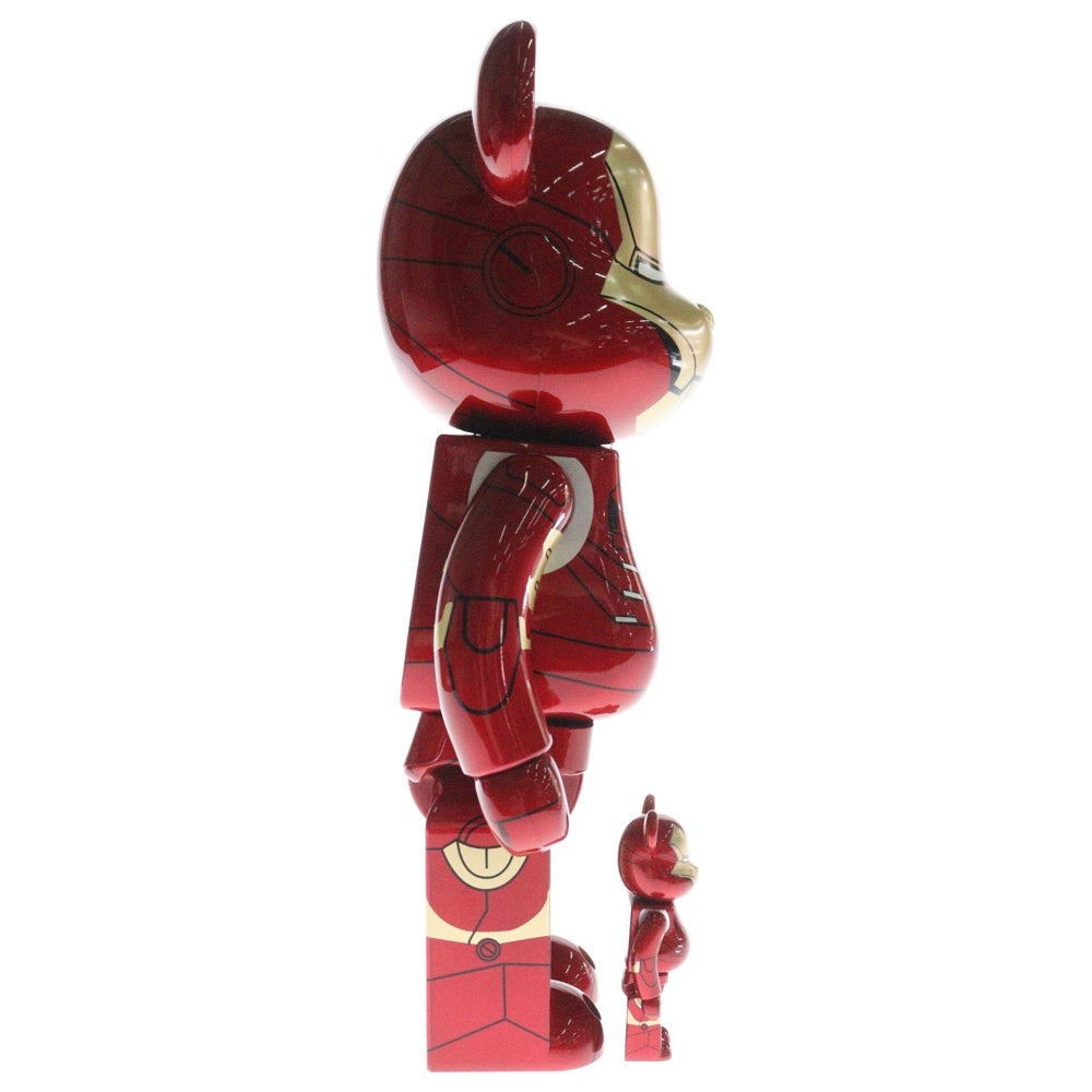 MEDICOM TOY(メディコムトイ) BE@RBRICK IRON MAN MARK III 100% & 400% ベアブリック アイアンマン マーク3 フィギュア レッド