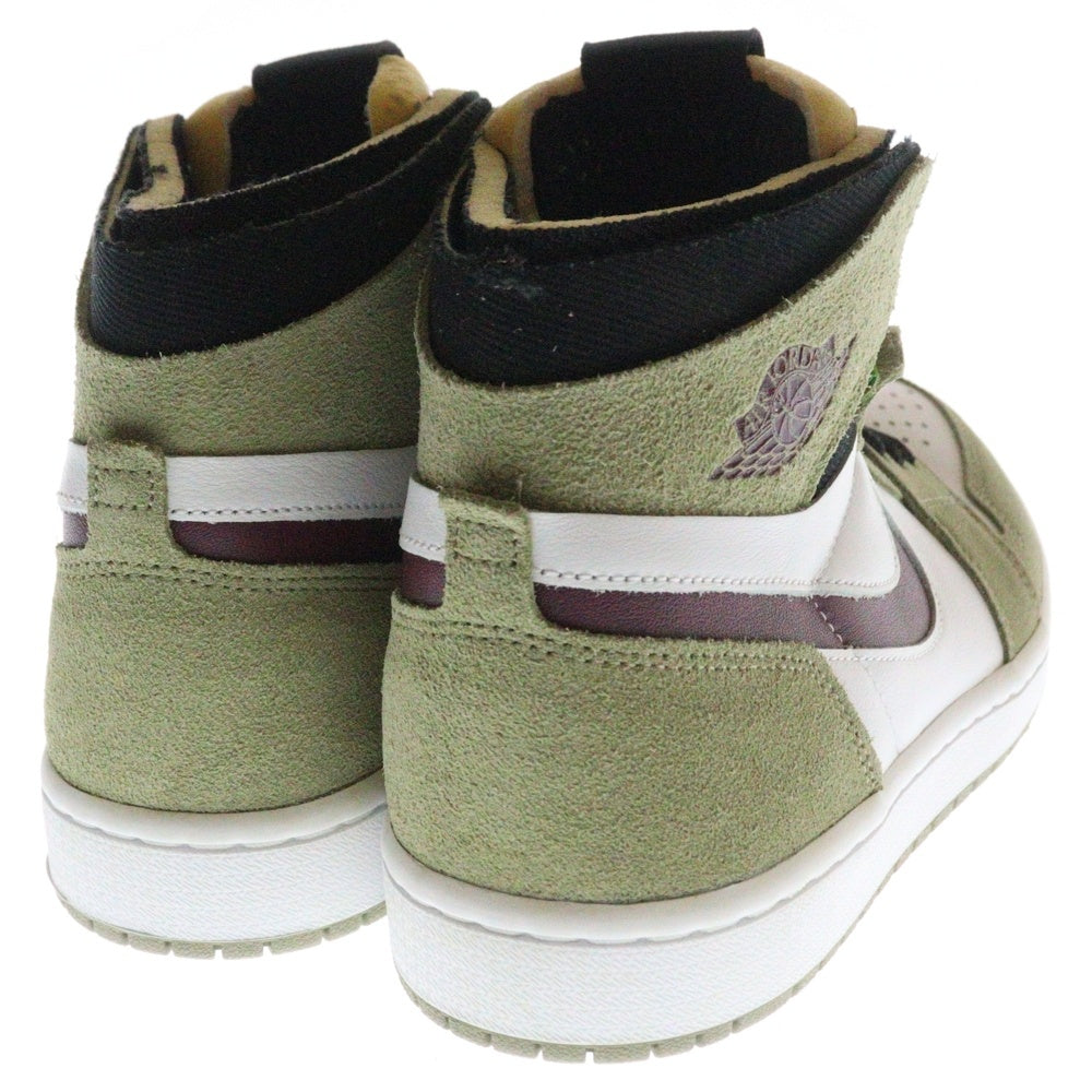 NIKE(ナイキ) AIR JORDAN 1 ZOOM AIR CMFT エアジョーダン1 ズームコンフォート ハイカットスニーカー ホワイト/カーキ US8/26cm CT0978-203