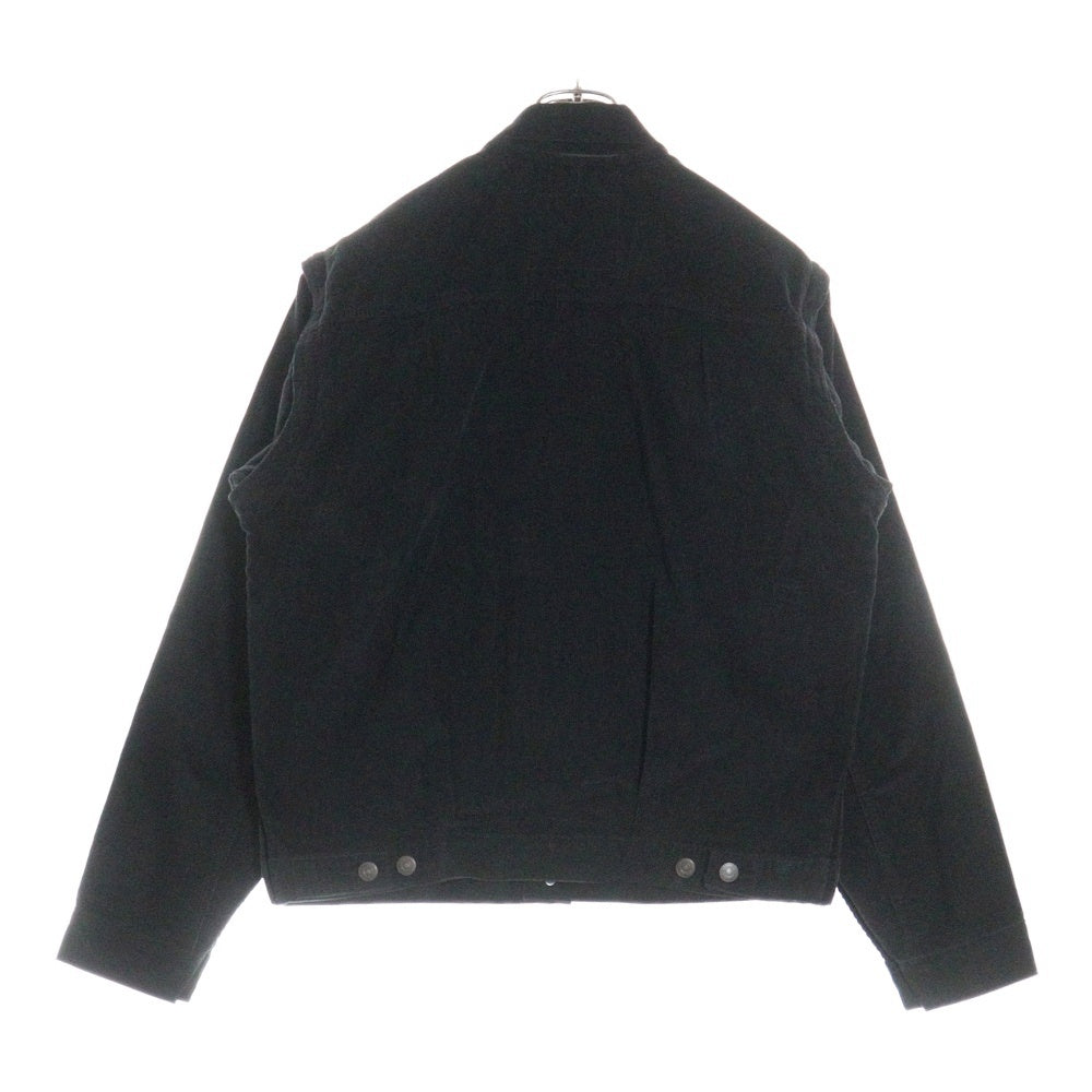 Levi's(リーバイス) 25SS ×UNDERCOVER コンバーチブル 細畝コーデュロイ トラッカージャケット ブラック 0020S0000