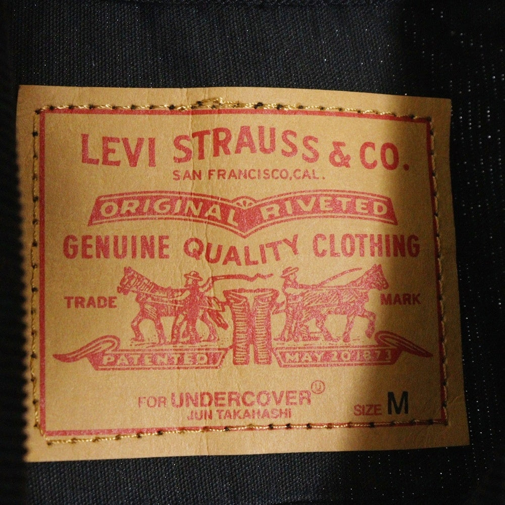 Levi's(リーバイス) 25SS ×UNDERCOVER コンバーチブル 細畝コーデュロイ トラッカージャケット ブラック 0020S0000