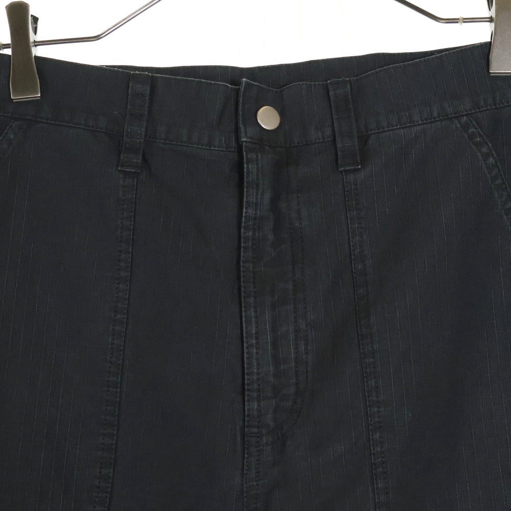 STUSSY(ステューシー) 24SS FLIGHT PANT RIPSTOP PIGMENT DYED フライト リップストップ ピグメントダイ パンツ ブラック 24S116655
