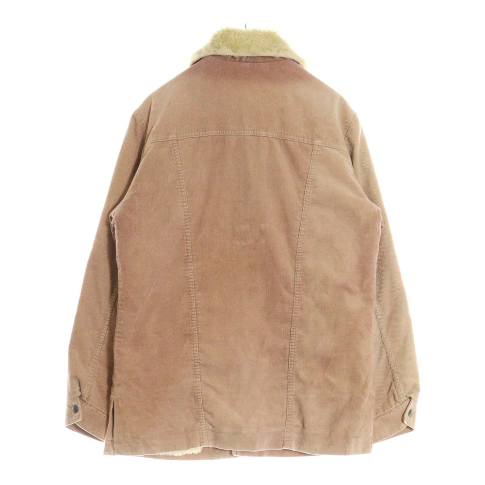 Wrangler(ラングラー) ×N.HOOLYWOOD WRANGE COAT エヌハリウッド ランチコート ファー 細畝コーデュロイ ジャケット ピンク/ベージュ