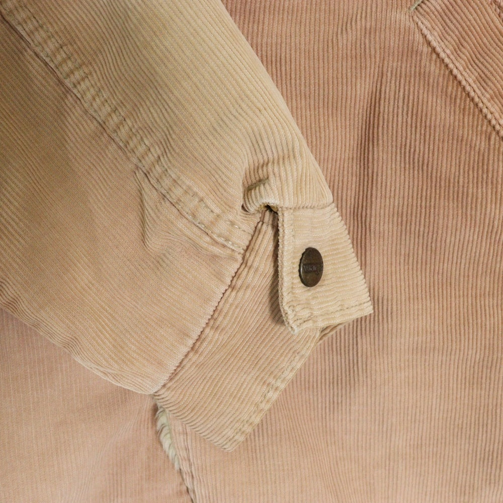 Wrangler(ラングラー) ×N.HOOLYWOOD WRANGE COAT エヌハリウッド ランチコート ファー 細畝コーデュロイ ジャケット ピンク/ベージュ