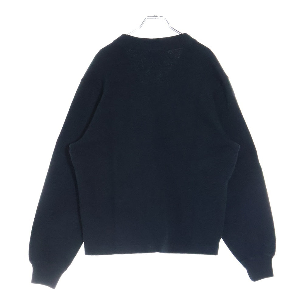 CHAMPION(チャンピオン) 25SS コットン ロゴエンブロイダリー カーディガン ブラック C8-B404