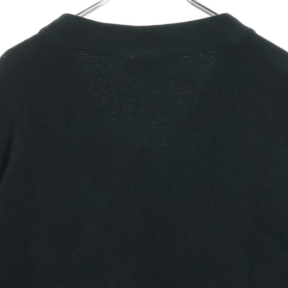 CHAMPION(チャンピオン) 25SS コットン ロゴエンブロイダリー カーディガン ブラック C8-B404