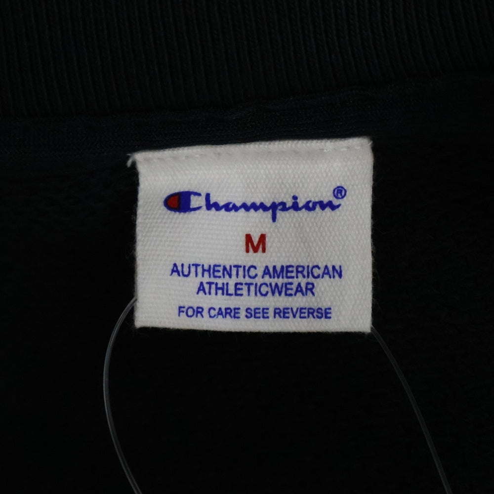 CHAMPION(チャンピオン) 25SS コットン ロゴエンブロイダリー カーディガン ブラック C8-B404