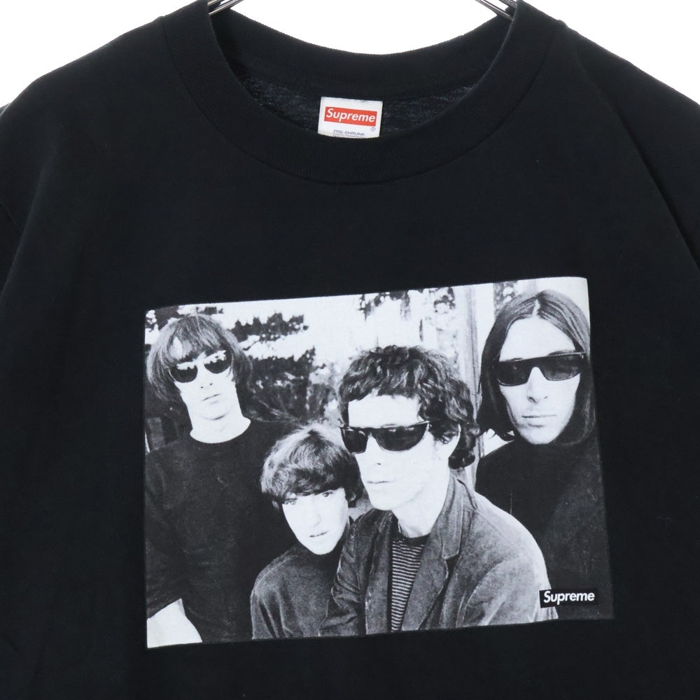 SUPREME(シュプリーム) 19AW The Velvet Underground Tee ザベルベットアンダーグラウンド 半袖Tシャツ カットソー ブラック