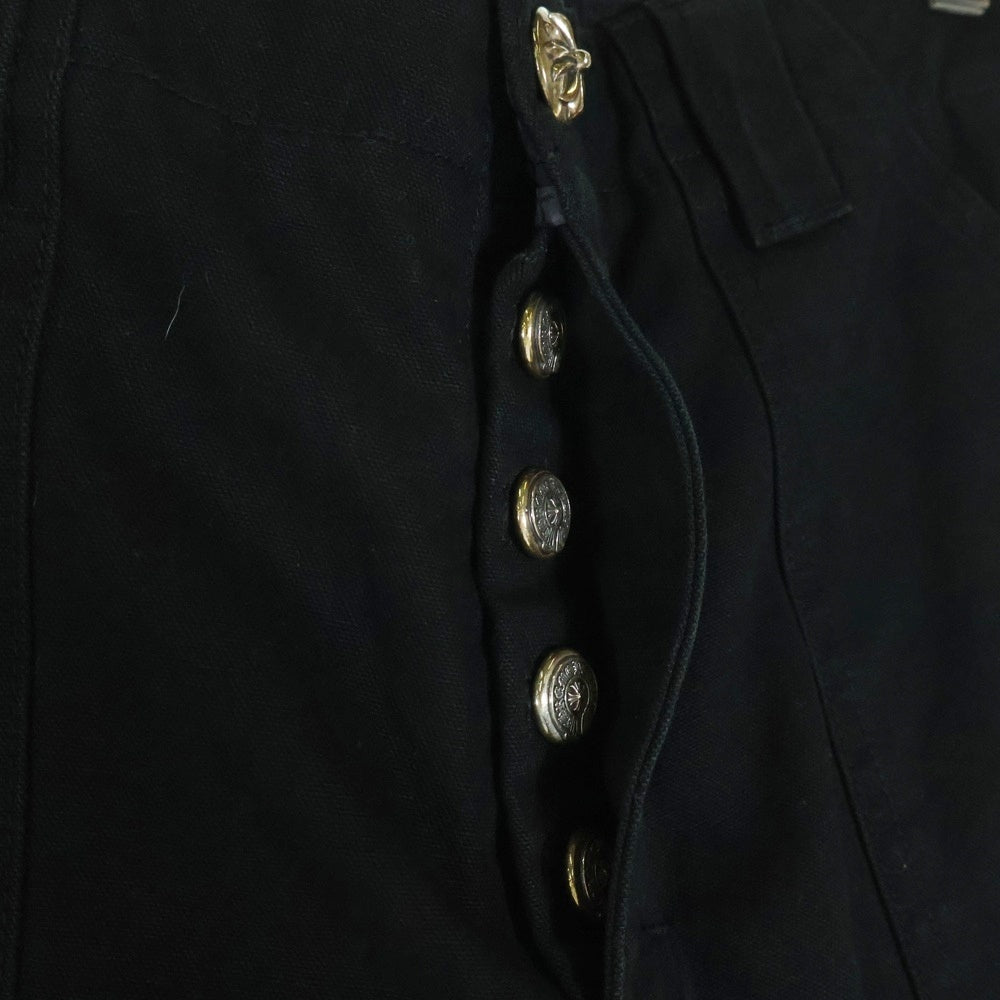CHROME HEARTS(クロムハーツ) FATIGUE PANTS 新型ファティーグ ベイカーパンツ ブラック