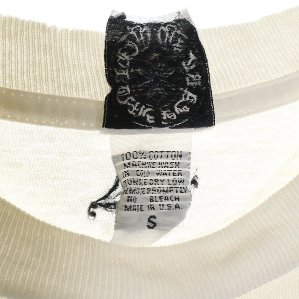 CHROME HEARTS(クロムハーツ) OLD SCROLL LOGO TEE サイドスクロールロゴ 半袖ポケットTシャツ カットソー ホワイト