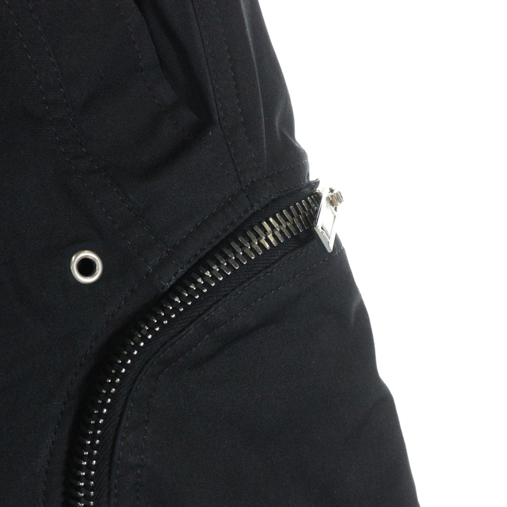 Rick Owens(リックオウエンス) 25SS BAUHAUS CARGO PANTS バウハウス ロング カーゴパンツ ブラック RU01E5377-TE