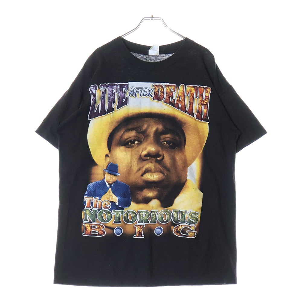 VINTAGE(ヴィンテージ) 90s NOTORIOUS B.I.G LIFE AFTER DEATH 両面プリントTシャツ ブラック