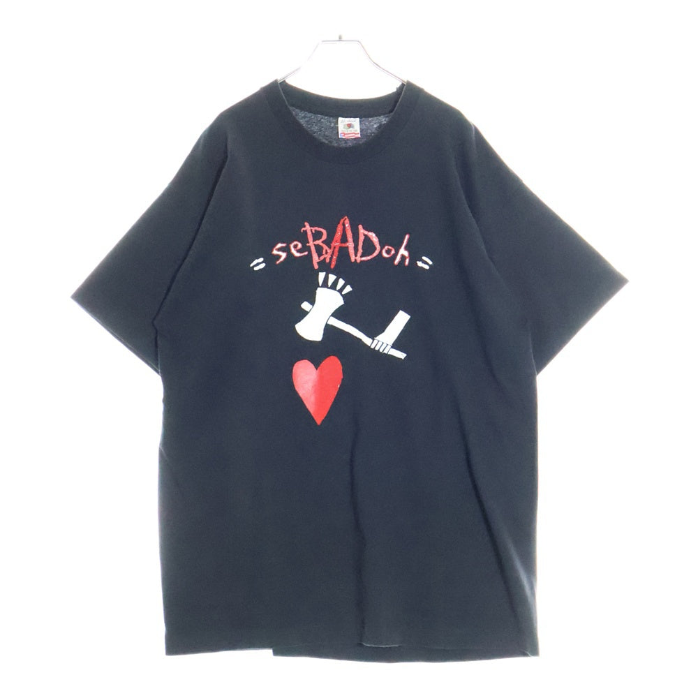 VINTAGE(ヴィンテージ) 90S SEBADOH MORE SCIENCE FOR MORE SCIENCE HIGH セバドー プリントTシャツ ブラック