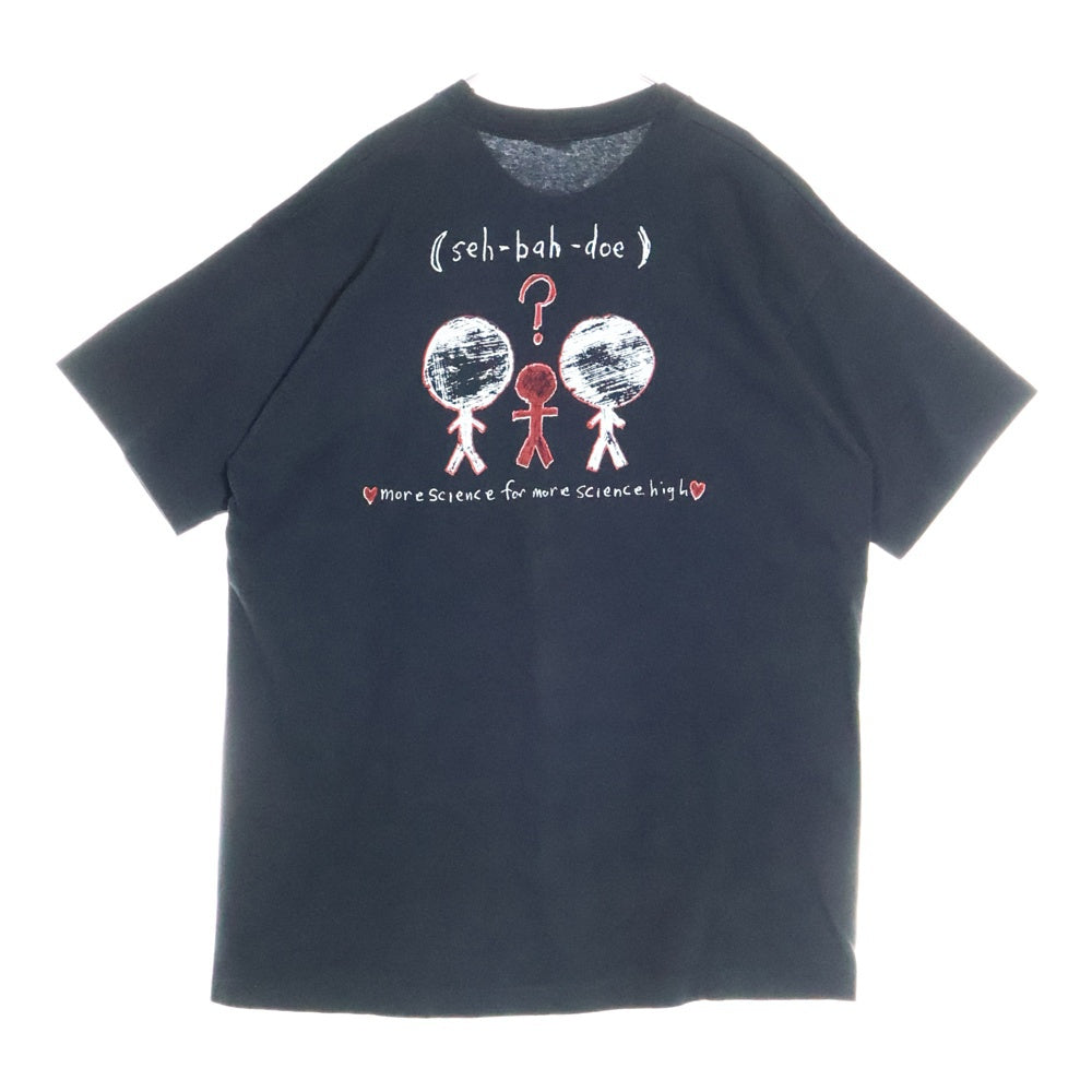 VINTAGE(ヴィンテージ) 90S SEBADOH MORE SCIENCE FOR MORE SCIENCE HIGH セバドー プリントTシャツ ブラック