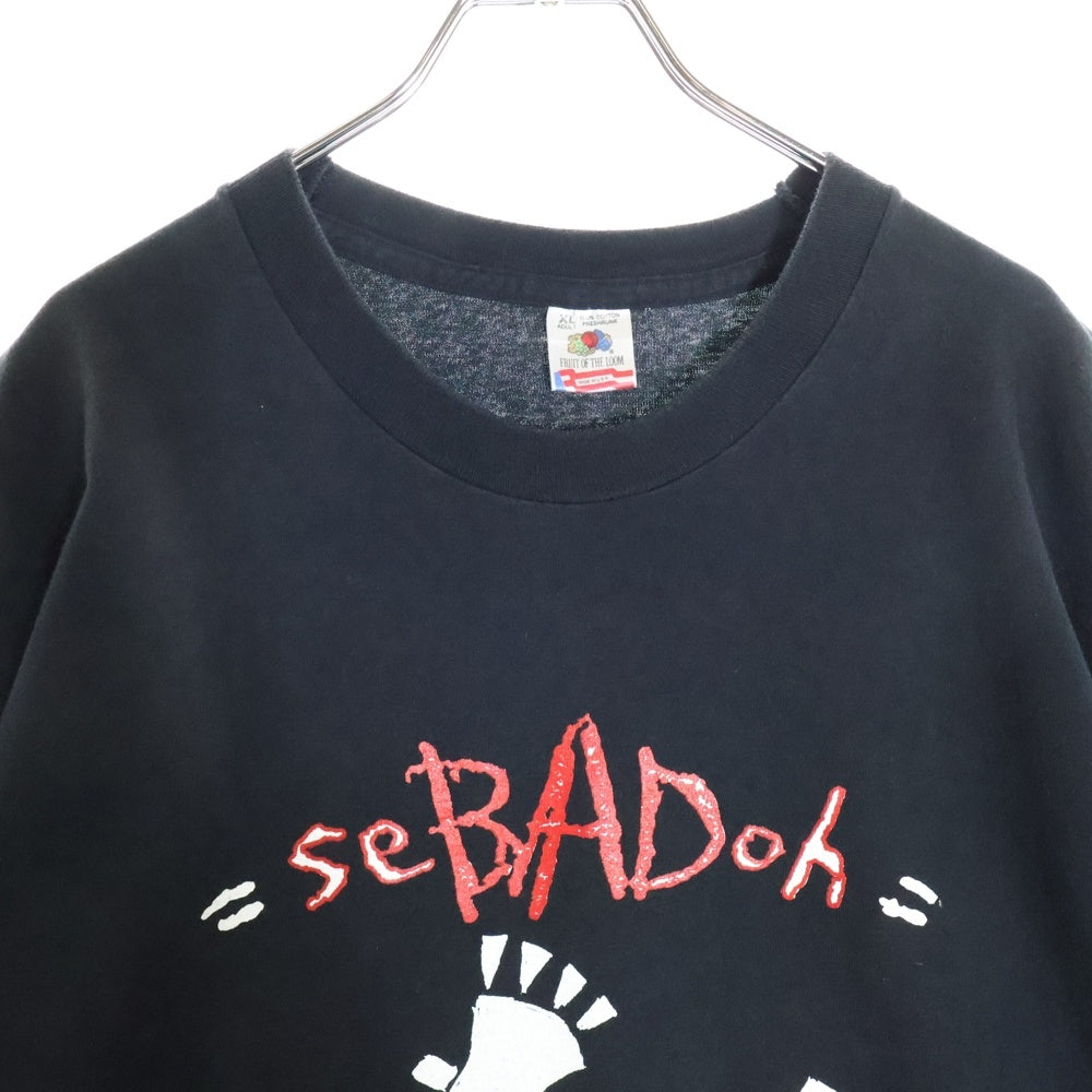 VINTAGE(ヴィンテージ) 90S SEBADOH MORE SCIENCE FOR MORE SCIENCE HIGH セバドー プリントTシャツ ブラック