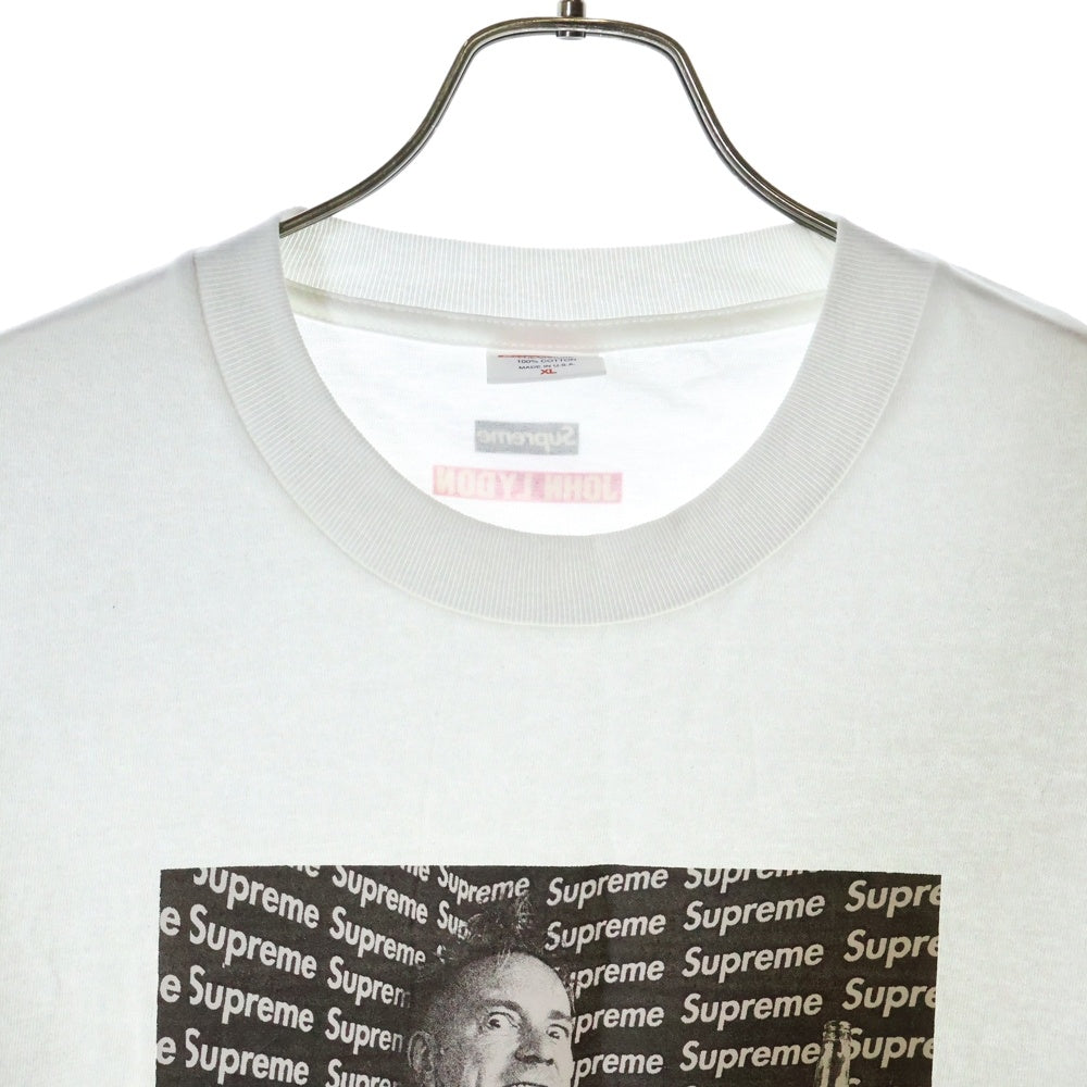 SUPREME(シュプリーム) 10AW John Lydon Tee ジョンライドン フォトプリントTシャツ ホワイト