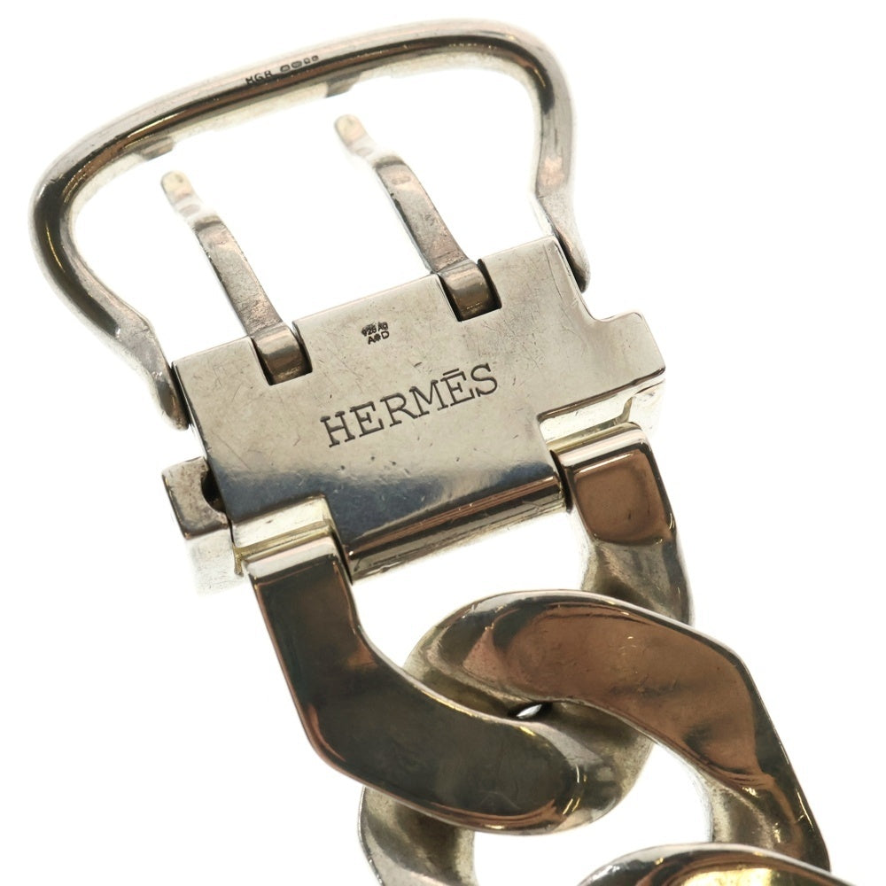 HERMES(エルメス) Boucle Sellier Bracelet TGM ブックルセリエ ブレスレット シルバー