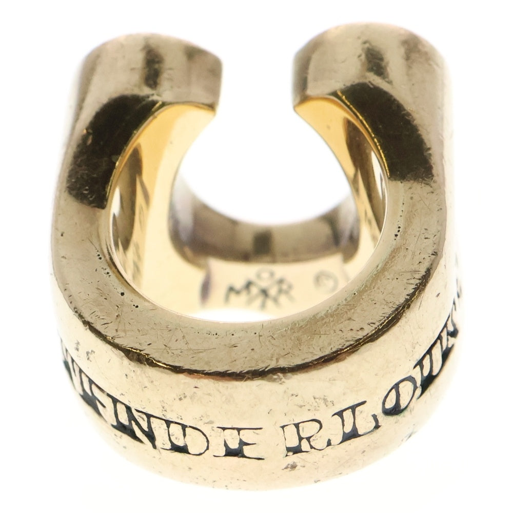 TENDERLOIN(テンダーロイン) T-H.SRING GOLD/STONE 8K ダイヤ ホースシューリング ゴールド