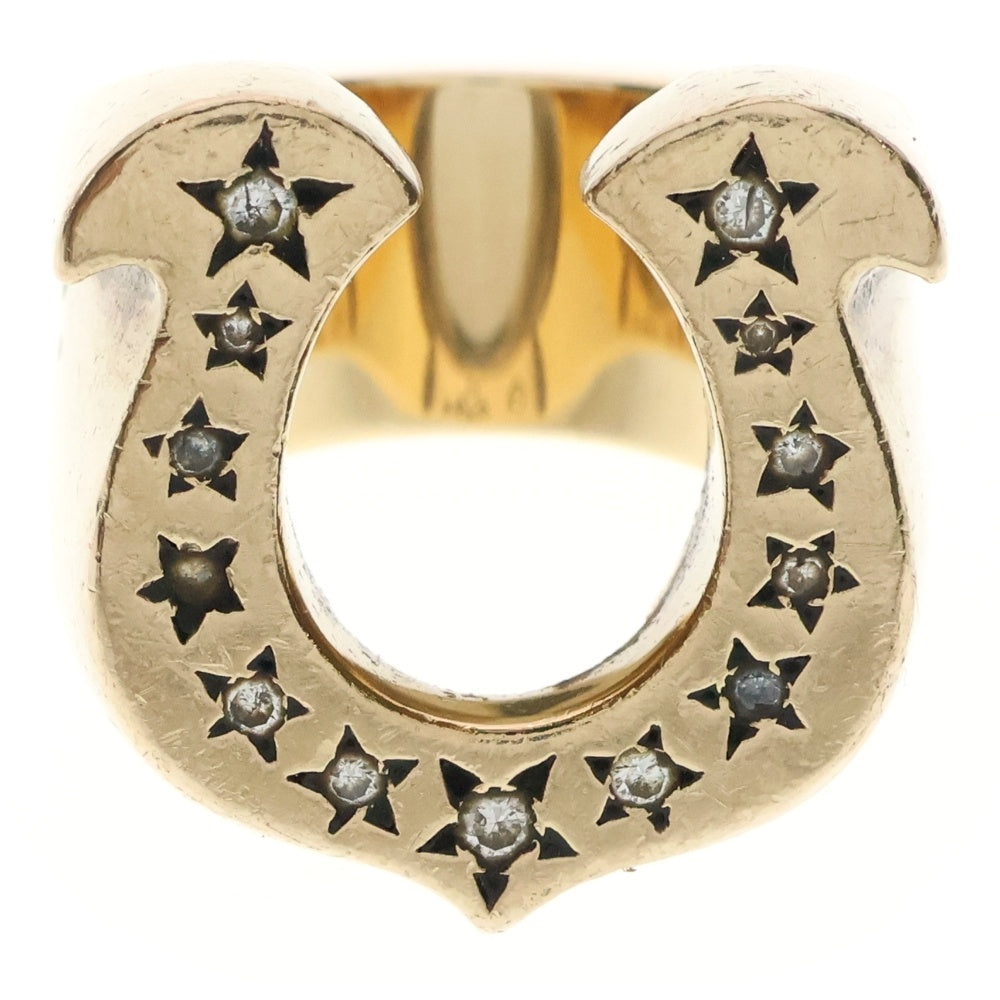 TENDERLOIN(テンダーロイン) T-H.SRING GOLD/STONE 8K ダイヤ ホースシューリング ゴールド