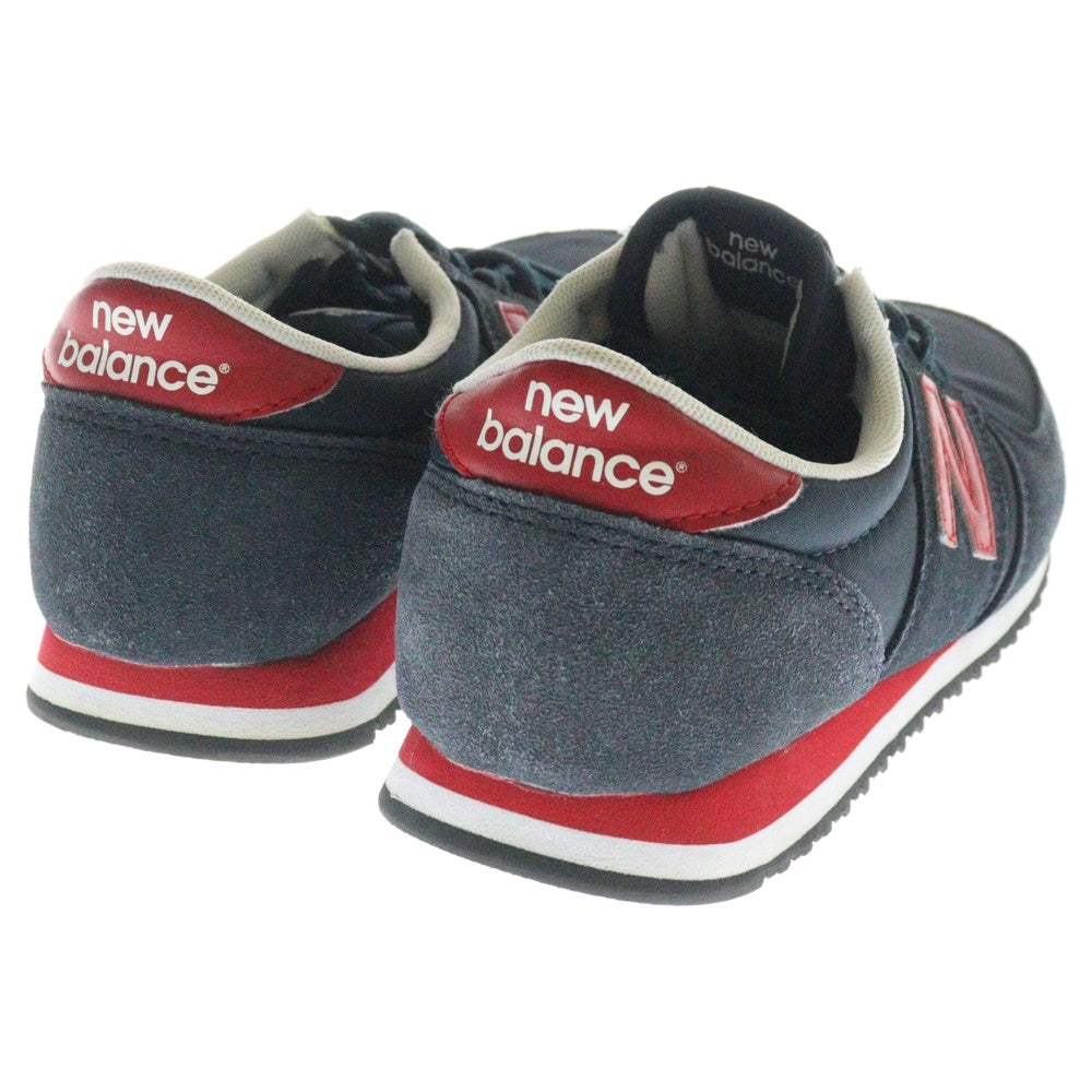 New Balance(ニューバランス) U420YR ナイロン切替 スウェード ローカット スニーカー ネイビー レディース US6/23cm