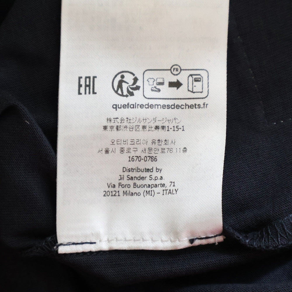 JIL SANDER +(ジルサンダープラス) 3PACK TEE 3パック ロングスリーブ クルーネック 長袖 Tシャツ カットソー ネイビー J47GC0002 J45048