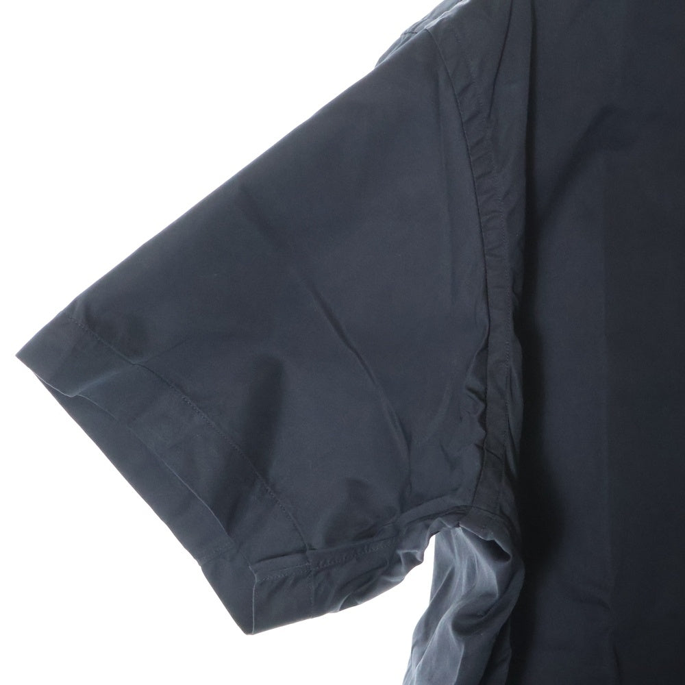 COMME des GARCONS SHIRT(コムデギャルソンシャツ) 22SS FOREVER SHORT SLEEVE WOVEN SHIRT フォーエバー コットン ショートスリーブ ウーブン 半袖シャツ ブラック FI-B030