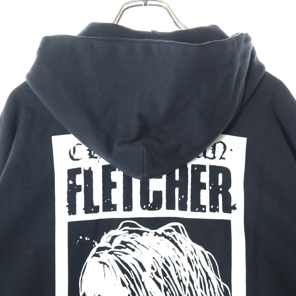 RHC Ron Herman(アールエイチシー ロンハーマン) Sweat Pullover Parka バックプリント プルオーバー フーデッド スウェット パーカー ブラック 3720900112