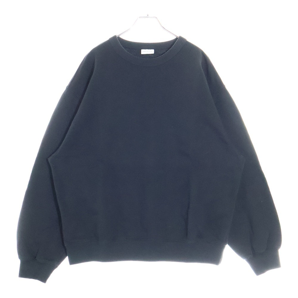 DRIES VAN NOTEN(ドリスヴァンノッテン) プルオーバー クルーネック コットン スウェット トレーナー ブラック 3620900097