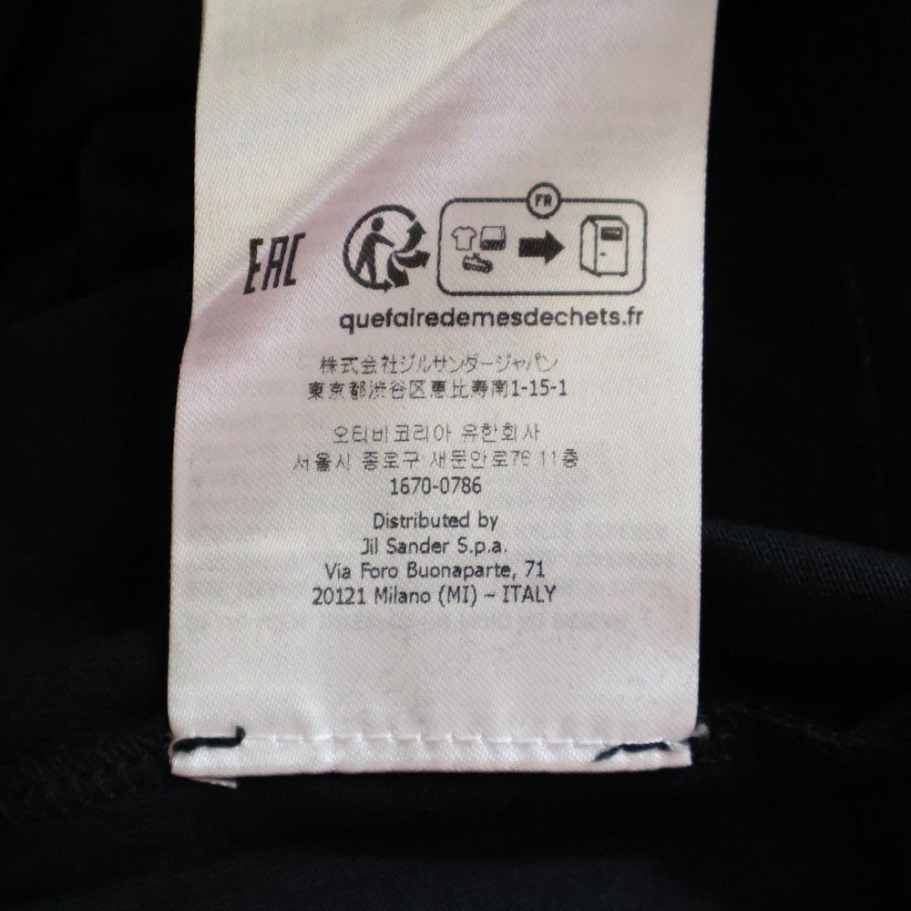 JIL SANDER +(ジルサンダープラス) 3PACK TEE 3パック ロングスリーブ クルーネック 長袖 Tシャツ カットソー ブラック J47GC0002 J45048