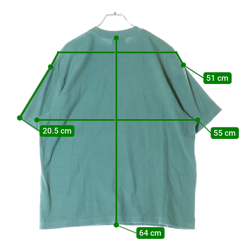 SUNSPEL(サンスペル) ×Ron Herman ロンハーマン クルーネック コットン パイル 半袖 Tシャツ カットソー グリーン 572-2168070