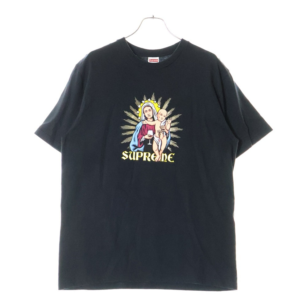 SUPREME(シュプリーム) 24AW Blood Tee Sean Cliver ショーンクライバー マリア ブラッド クルーネック 半袖Tシャツ ブラック