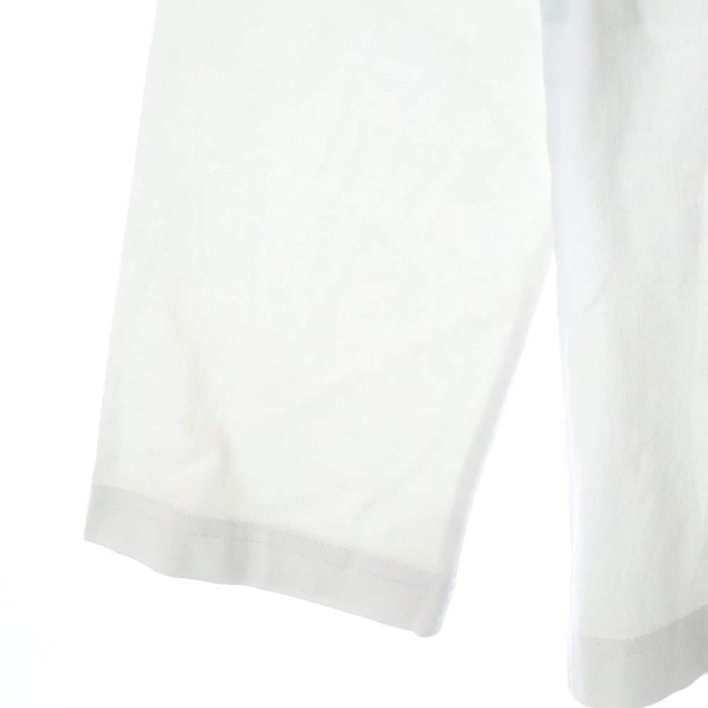 COMME des GARCONS SHIRT(コムデギャルソンシャツ) S/Sロゴ コットンジャージ クルーネック 長袖Tシャツ カットソー ホワイト