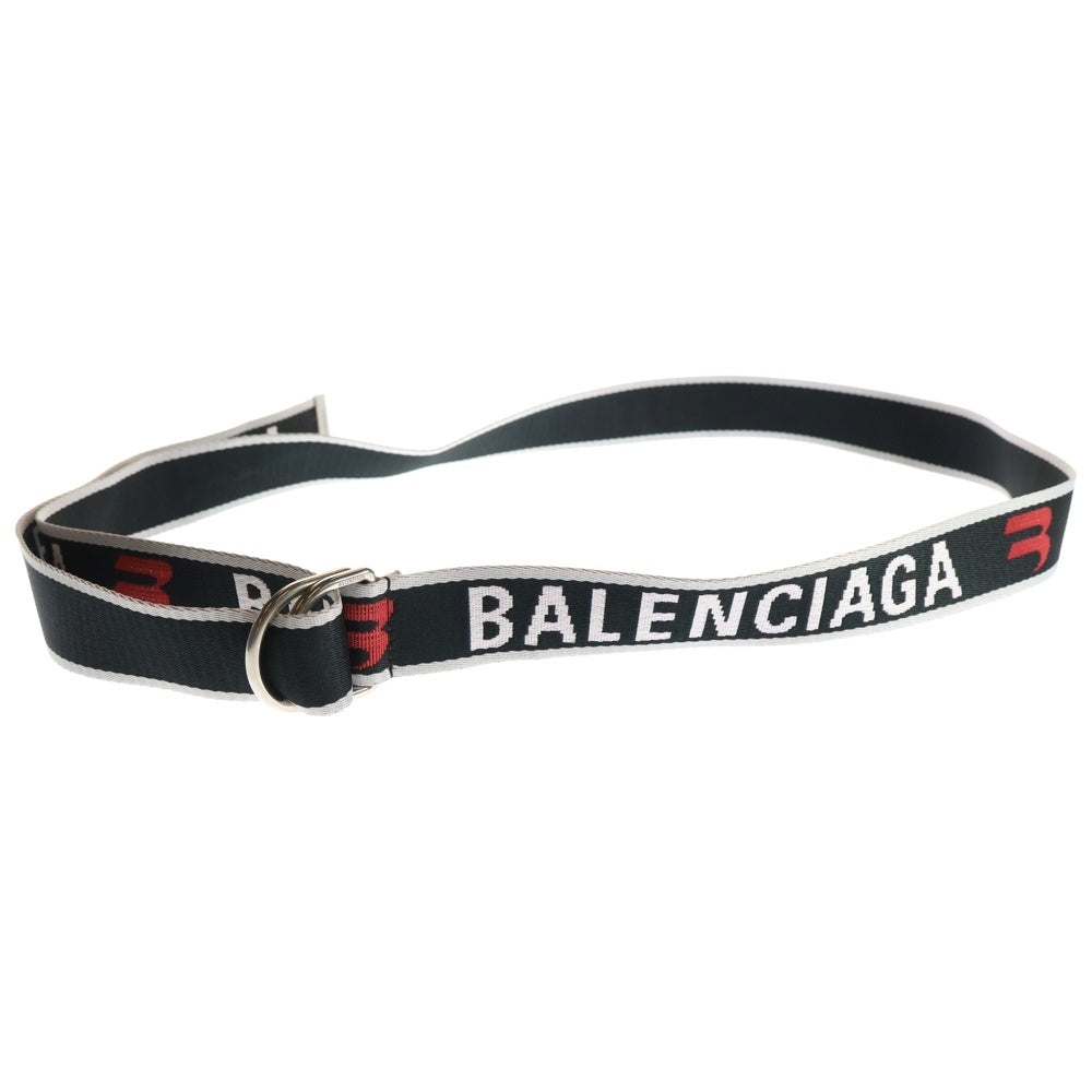 BALENCIAGA(バレンシアガ) 24SS D RING ディー リング ロゴベルト ブラック 703137 210AA 1063