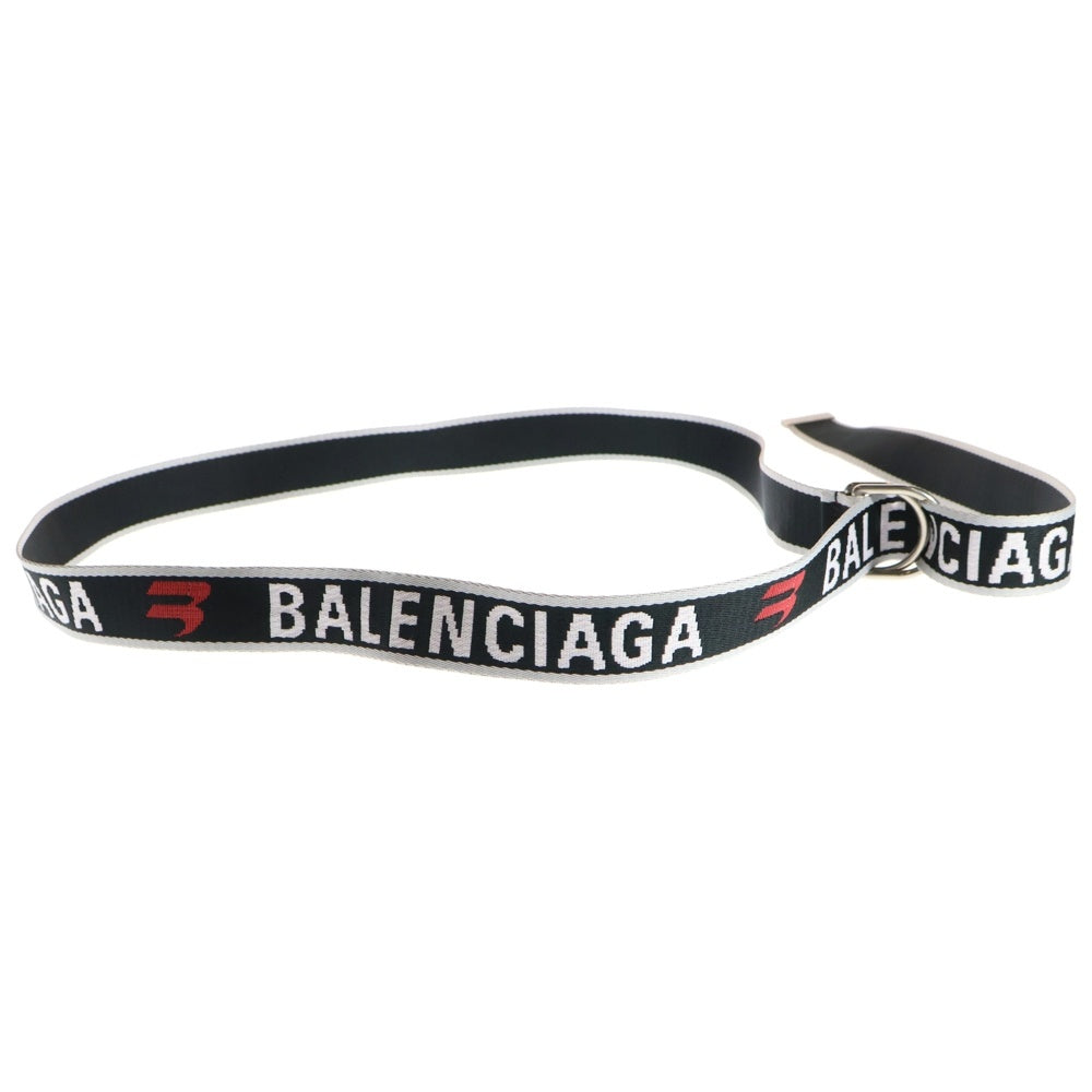 BALENCIAGA(バレンシアガ) 24SS D RING ディー リング ロゴベルト ブラック 703137 210AA 1063