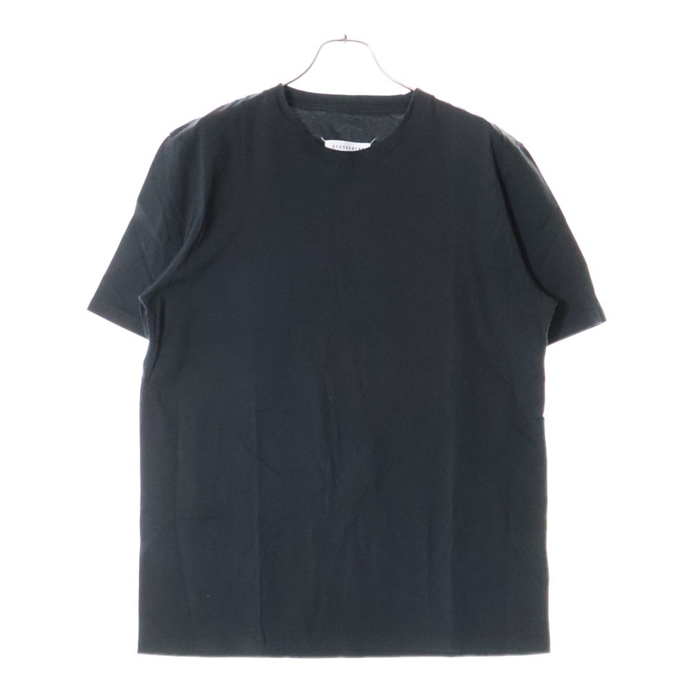 Maison Margiela 10(メゾン マルジェラ) 23SS クラシック プレーン クルーネック 半袖Tシャツ カットソー ブラック S50GC0672