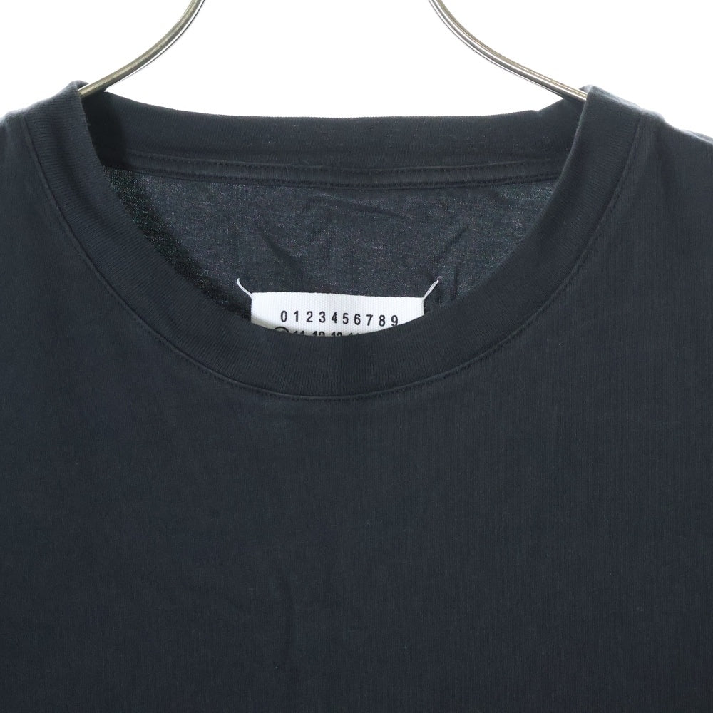 Maison Margiela 10(メゾン マルジェラ) 23SS クラシック プレーン クルーネック 半袖Tシャツ カットソー ブラック S50GC0672