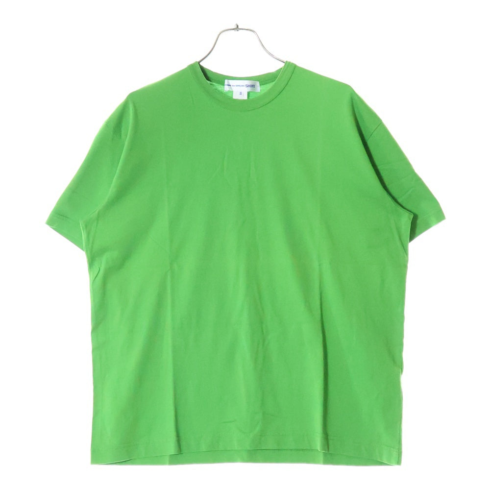 COMME des GARCONS SHIRT(コムデギャルソンシャツ) 23SS S/Sロゴ コットンジャージ クルーネック 半袖Tシャツ カットソー グリーン FK-T015