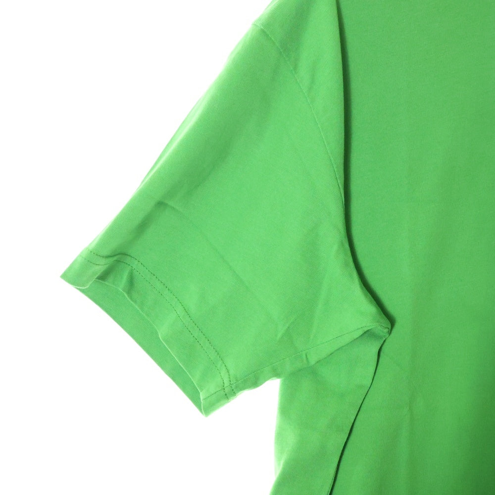 COMME des GARCONS SHIRT(コムデギャルソンシャツ) 23SS S/Sロゴ コットンジャージ クルーネック 半袖Tシャツ カットソー グリーン FK-T015