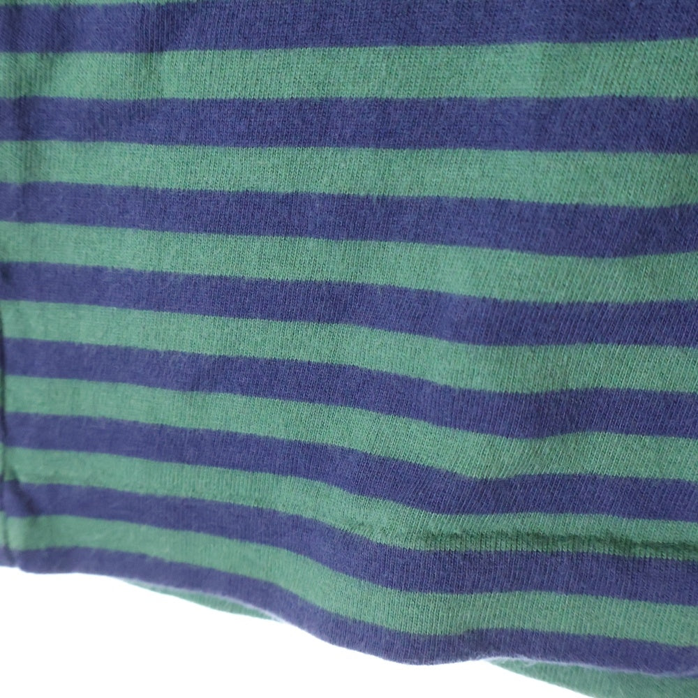 POLO RALPH LAUREN(ポロラルフローレン) BORDER S/S TEE ボーダーTシャツ 半袖クルーネックカットソー ネイビー/グリーン