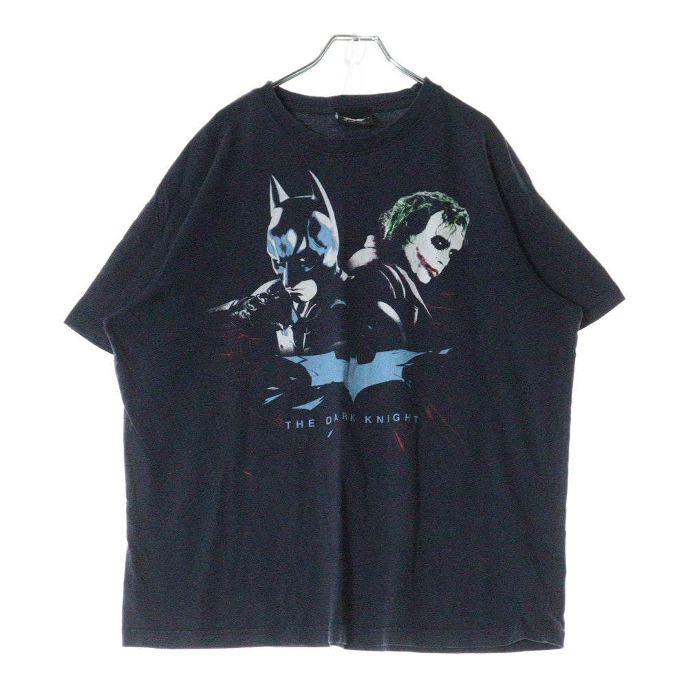 VINTAGE(ヴィンテージ) 00S VINTAGE THE DARK KNIGHT S/S TEE ヴィンテージ ザダークナイト バットマン ジョーカー フロントプリントTシャツ 半袖クルーネックカットソー ネイビー