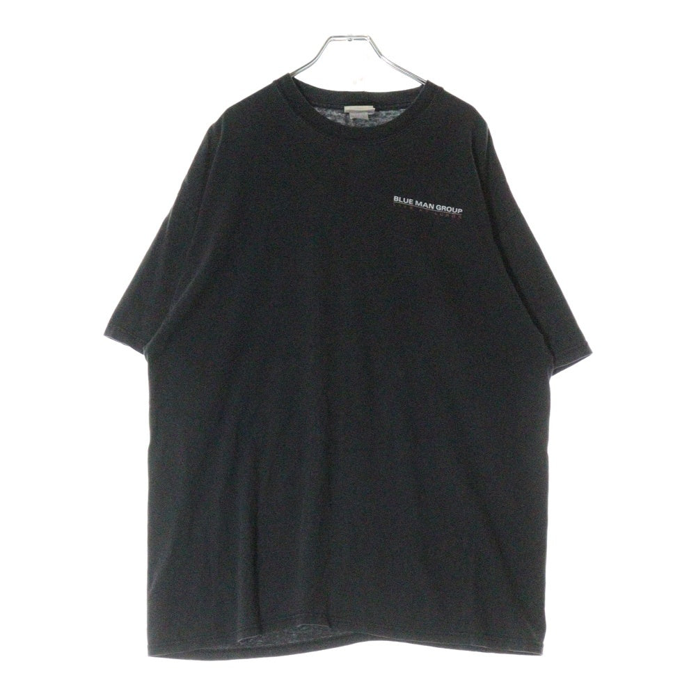 VINTAGE(ヴィンテージ) 00S VINTAGE BLUE MAN GROUP LIVE TEE ヴィンテージ ブルーマングループ 両面プリントTシャツ 半袖クルーネックカットソー ブラック