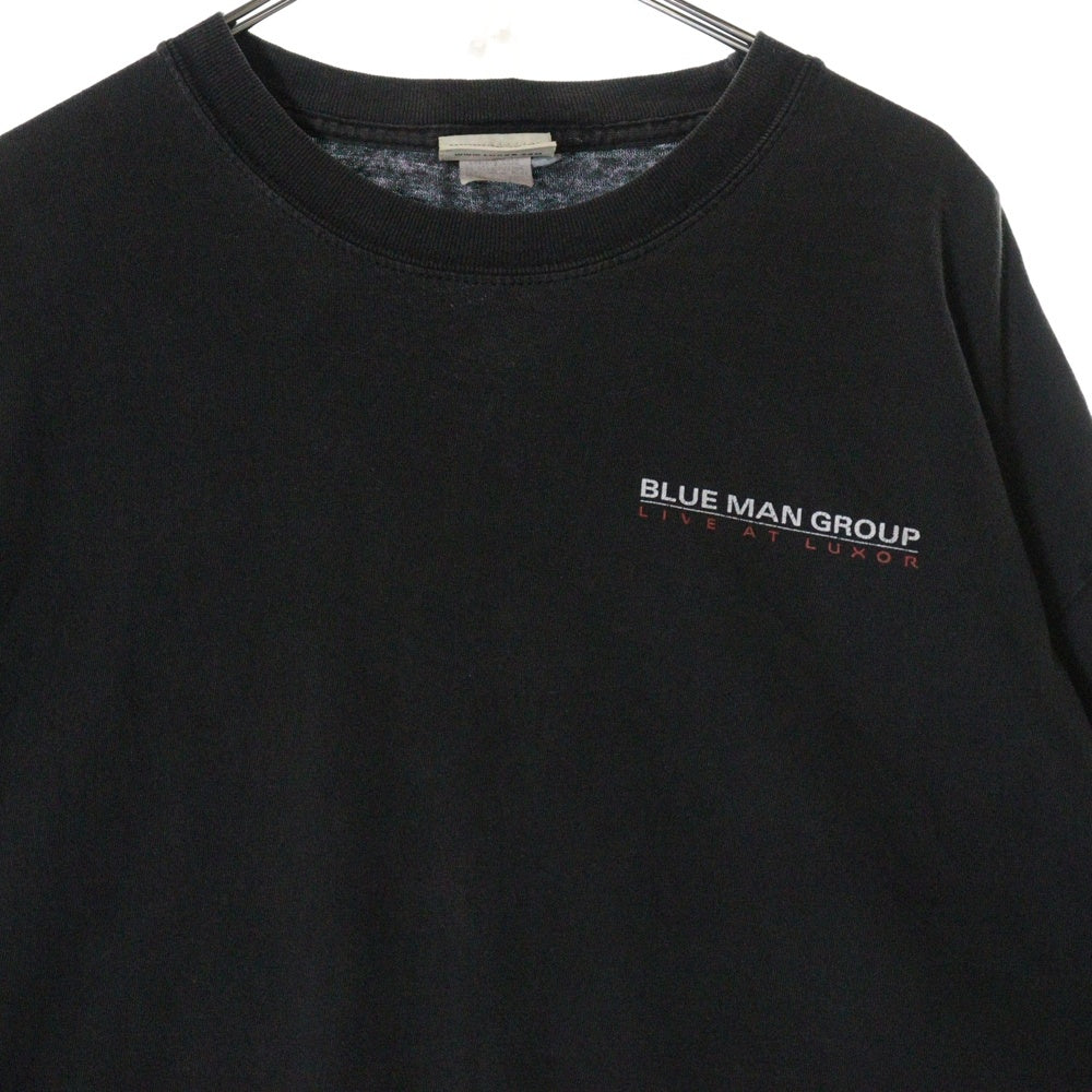 VINTAGE(ヴィンテージ) 00S VINTAGE BLUE MAN GROUP LIVE TEE ヴィンテージ ブルーマングループ 両面プリントTシャツ 半袖クルーネックカットソー ブラック