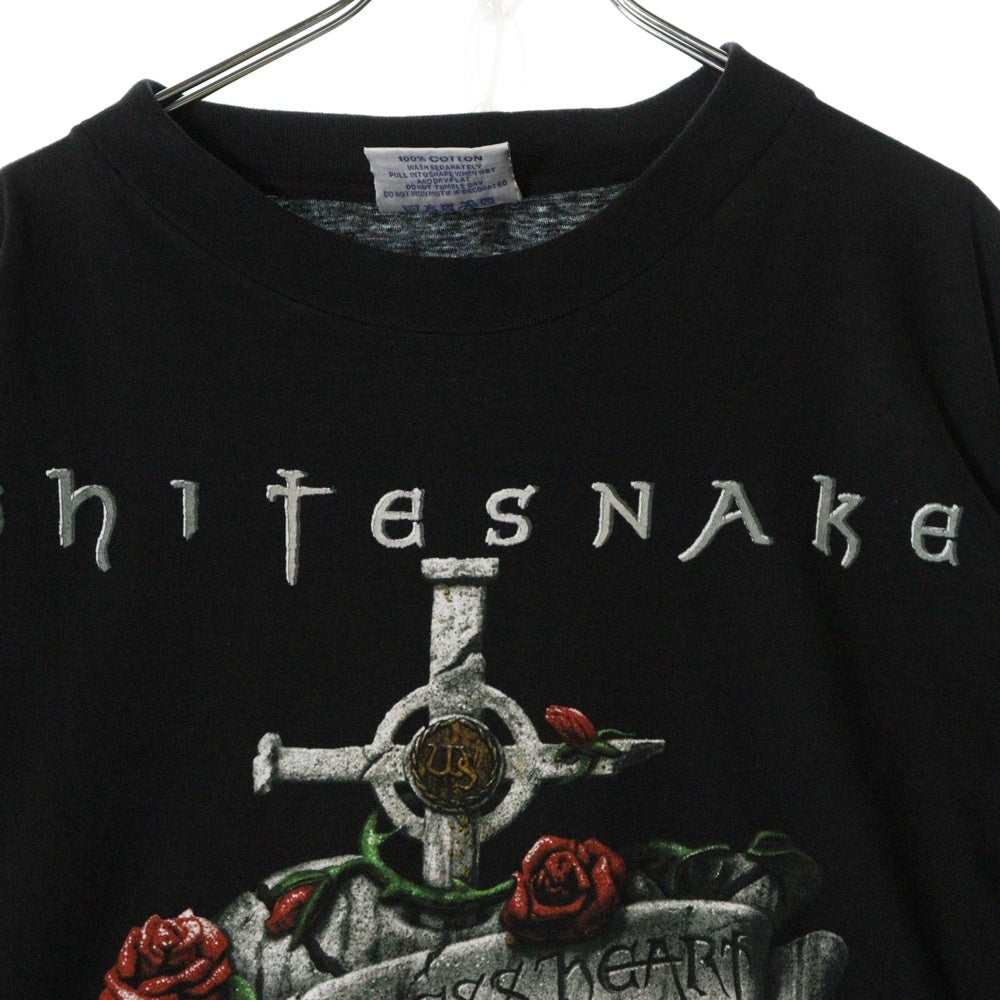 VINTAGE(ヴィンテージ) 90S VINTAGE WHITESNAKE RESTLESS HEART 1997 WORLD TOUR TEE ヴィンテージ ホワイトスネーク レストレスハート ワールドツアーTシャツ 半袖クルーネック