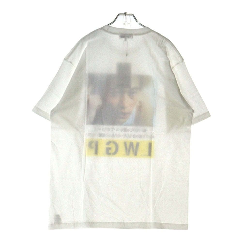 MEDICOM TOY(メディコムトイ) MLE×I.W.G.P. PHOTO MESSAGE TEE 01 池袋ウェストゲートパーク フォトプリント メッセージTシャツ 半袖クルーネックカットソー ホワイト 24MLE-IWGP-TE-01
