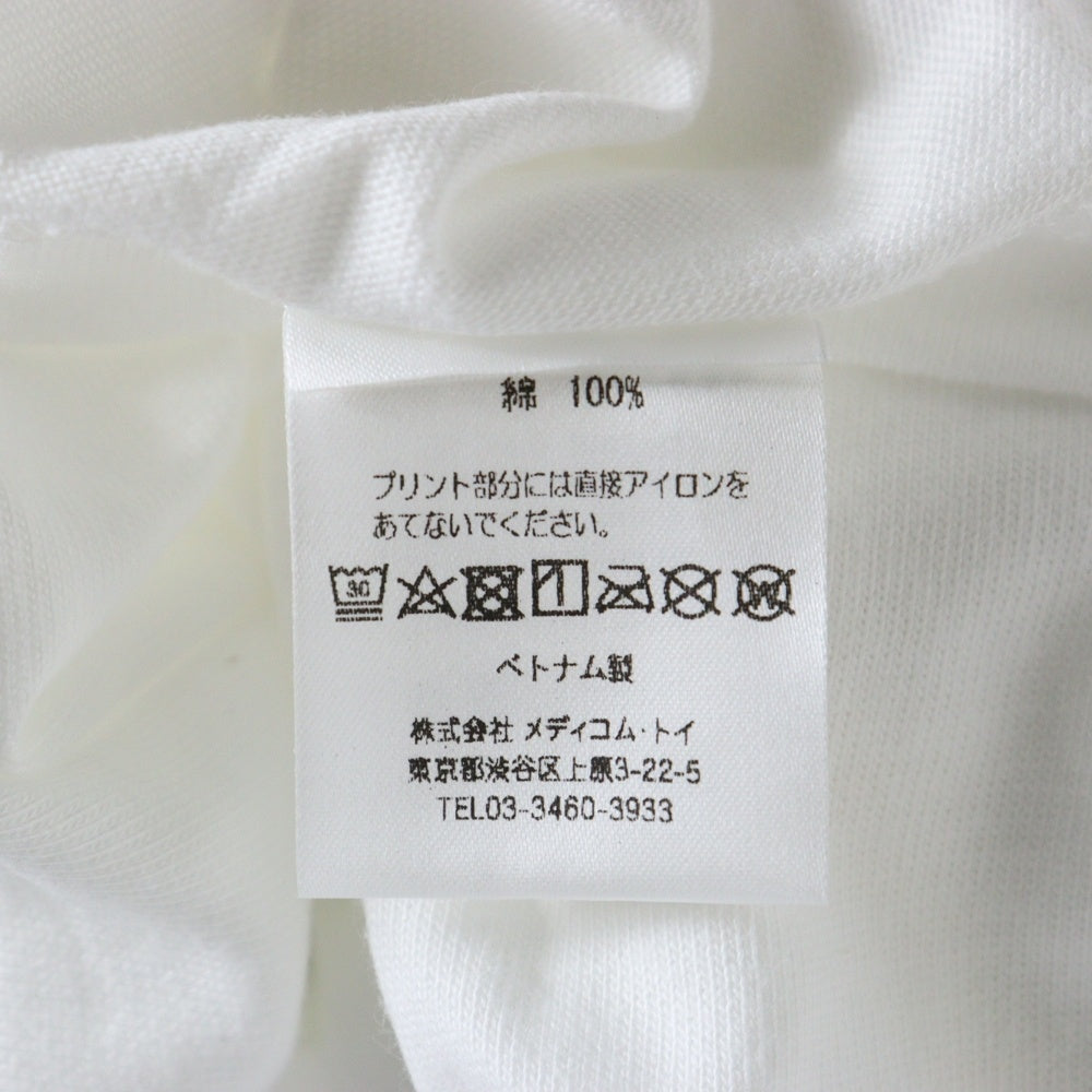 MEDICOM TOY(メディコムトイ) MLE×I.W.G.P. PHOTO MESSAGE TEE 01 池袋ウェストゲートパーク フォトプリント メッセージTシャツ 半袖クルーネックカットソー ホワイト 24MLE-IWGP-TE-01