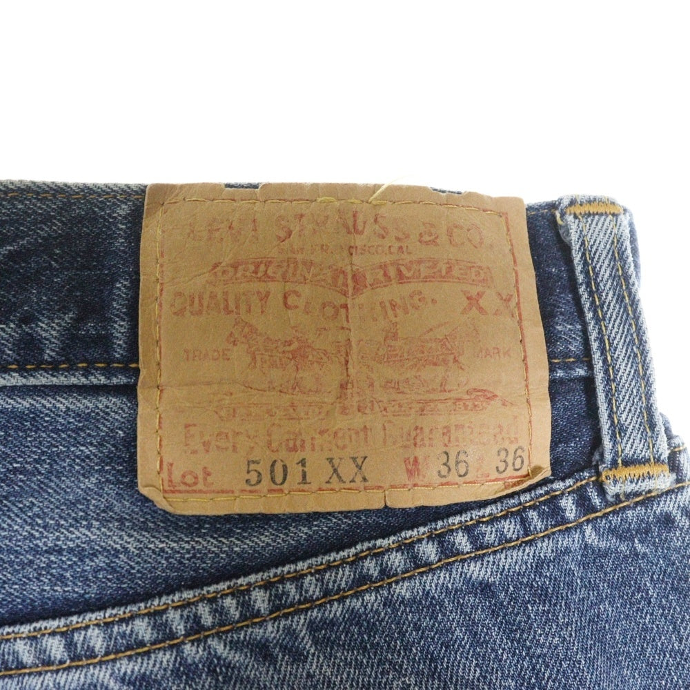 Levi's(リーバイス) 90S VINTAGE 501-0004 ヴィンテージ ボタン裏555 バレンシア工場製 USA製 ビッグE ボタンフライ デニムパンツ インディゴ