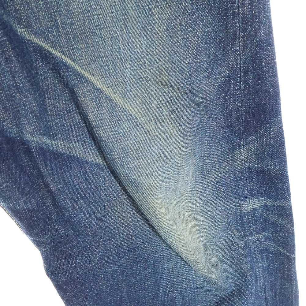 VINTAGE(ヴィンテージ) 90S VINTAGE By BLACK&Co.Ltd B501ZXX 隠しリベット Vステッチ 赤耳セルビッチ ジップフライ デニムパンツ インディゴ